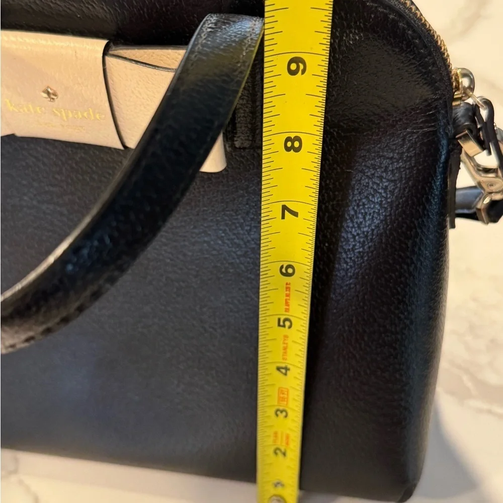 Kate Spade Mattew Street Black Handbag W/ Cross Body Detachable Strap
